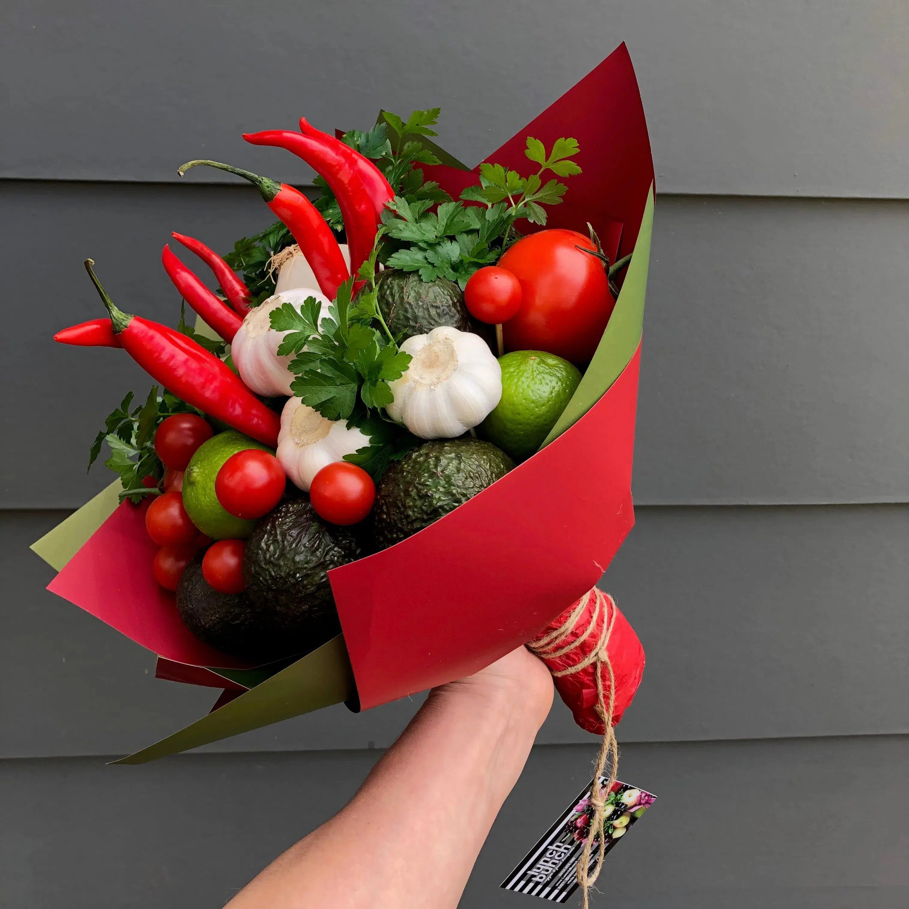 Guacamole Veggies Avocado Bouquet-Fruit Bouquets-Lunch Bunch