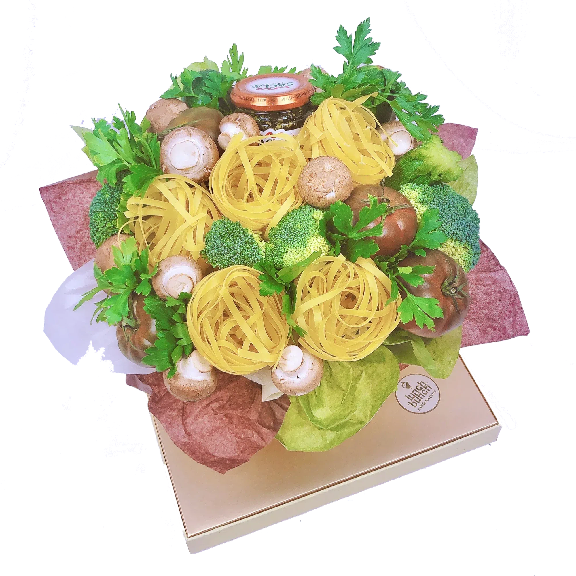 Italian Pesto Pasta Savoury Bouquet