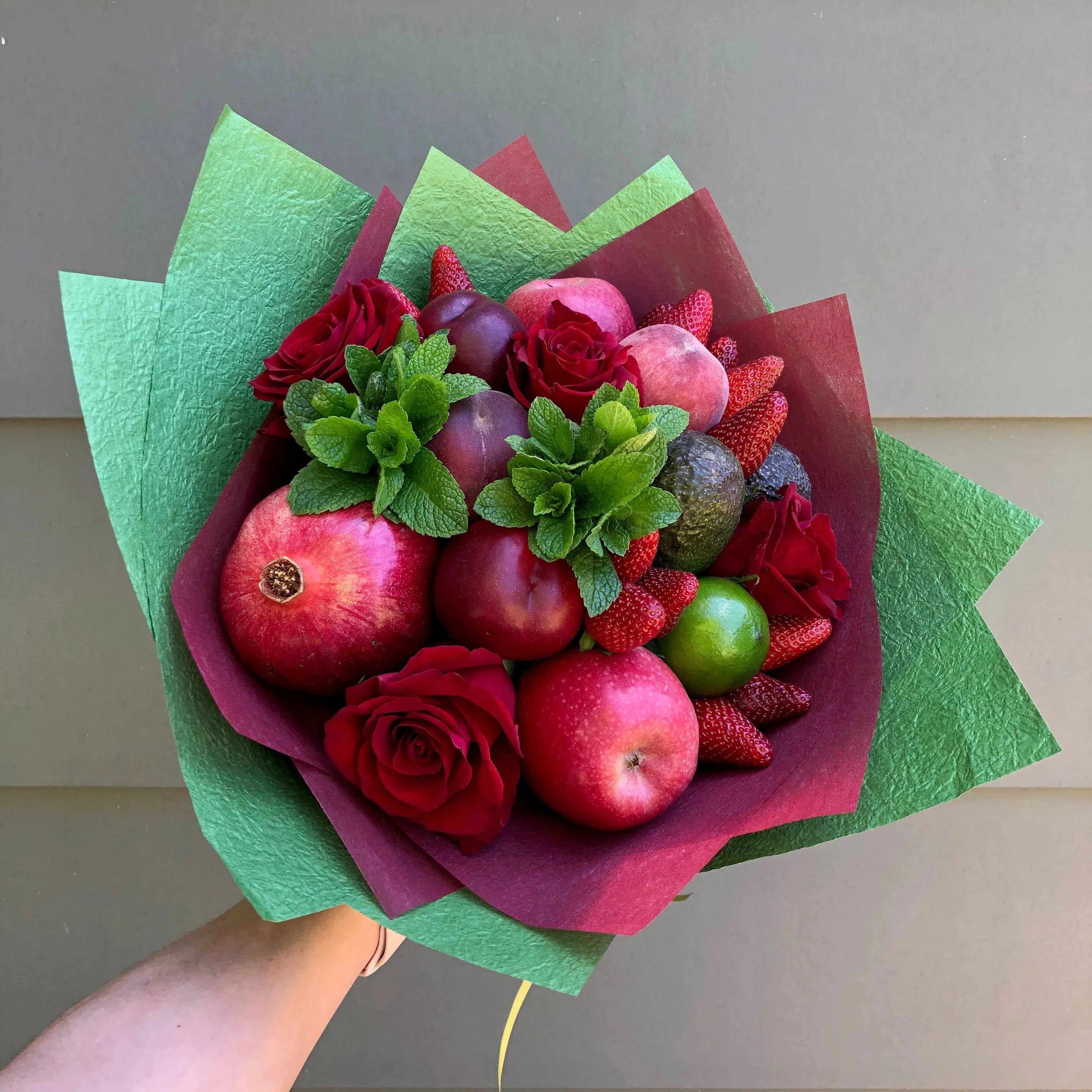 Lust Veggies & Fruit Bouquet-Fruit Bouquets-Lunch Bunch