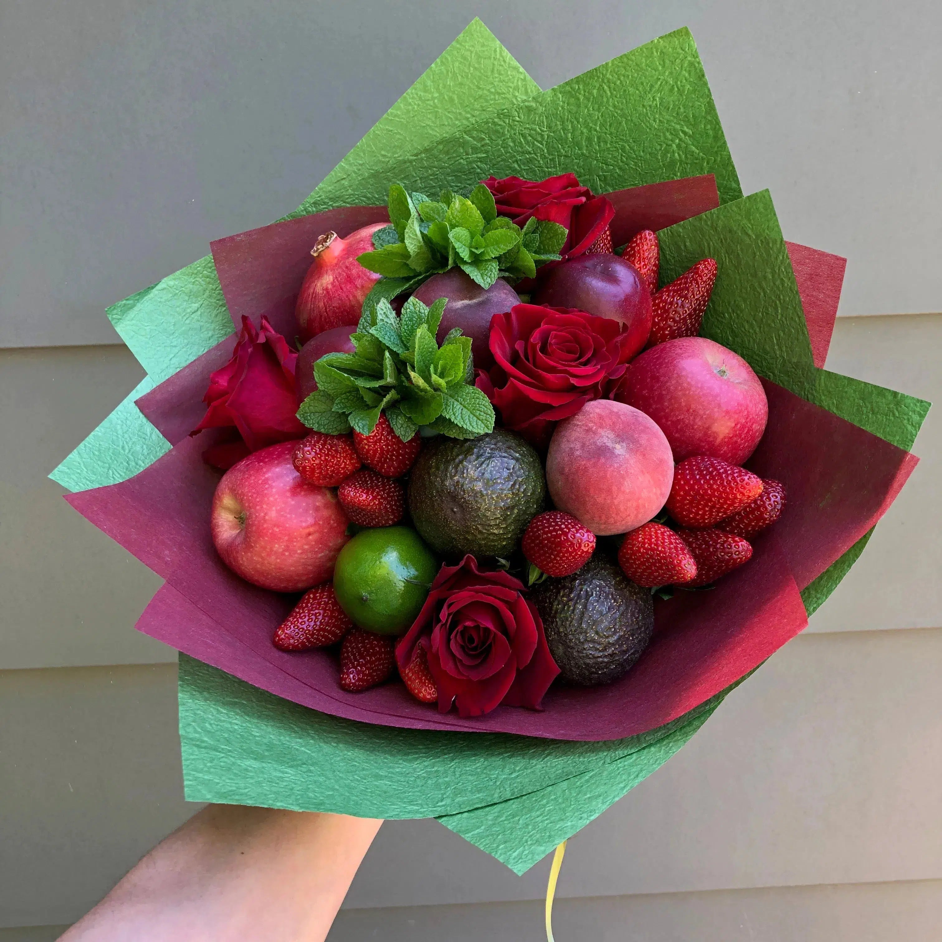 Lust Veggies & Fruit Bouquet-Fruit Bouquets-Lunch Bunch