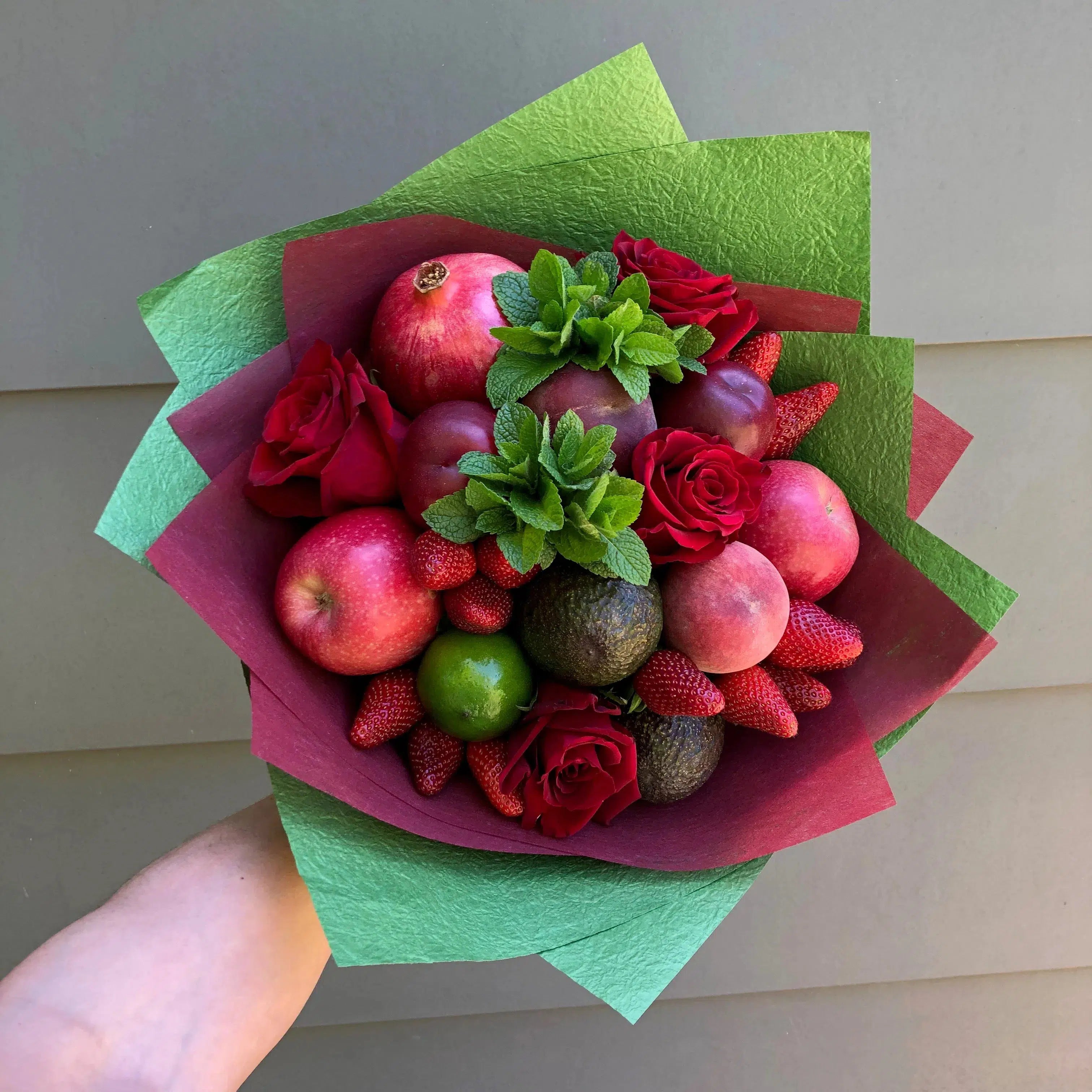 Lust Veggies & Fruit Bouquet-Fruit Bouquets-Lunch Bunch