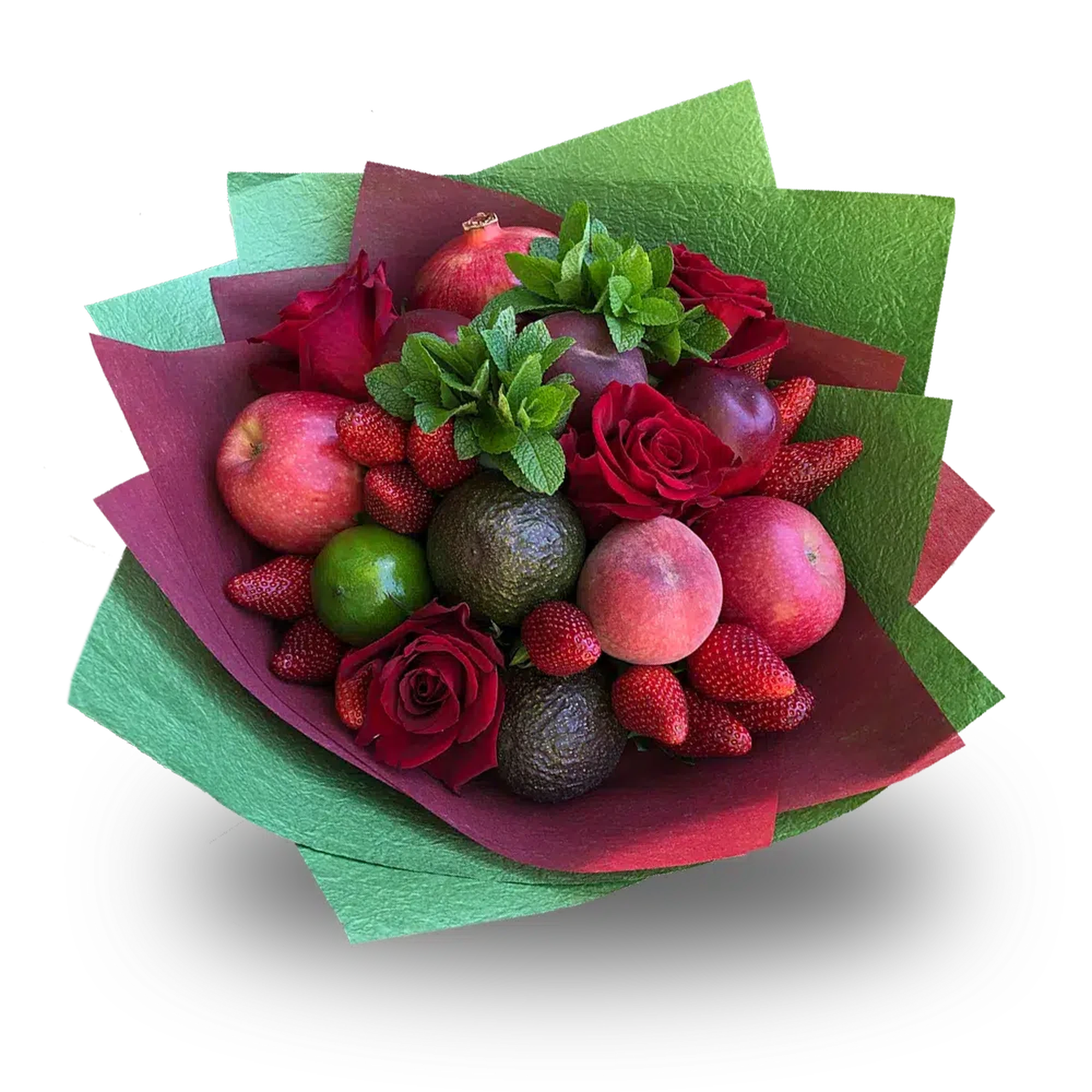 Lust Veggies & Fruit Bouquet-Fruit Bouquets-Lunch Bunch