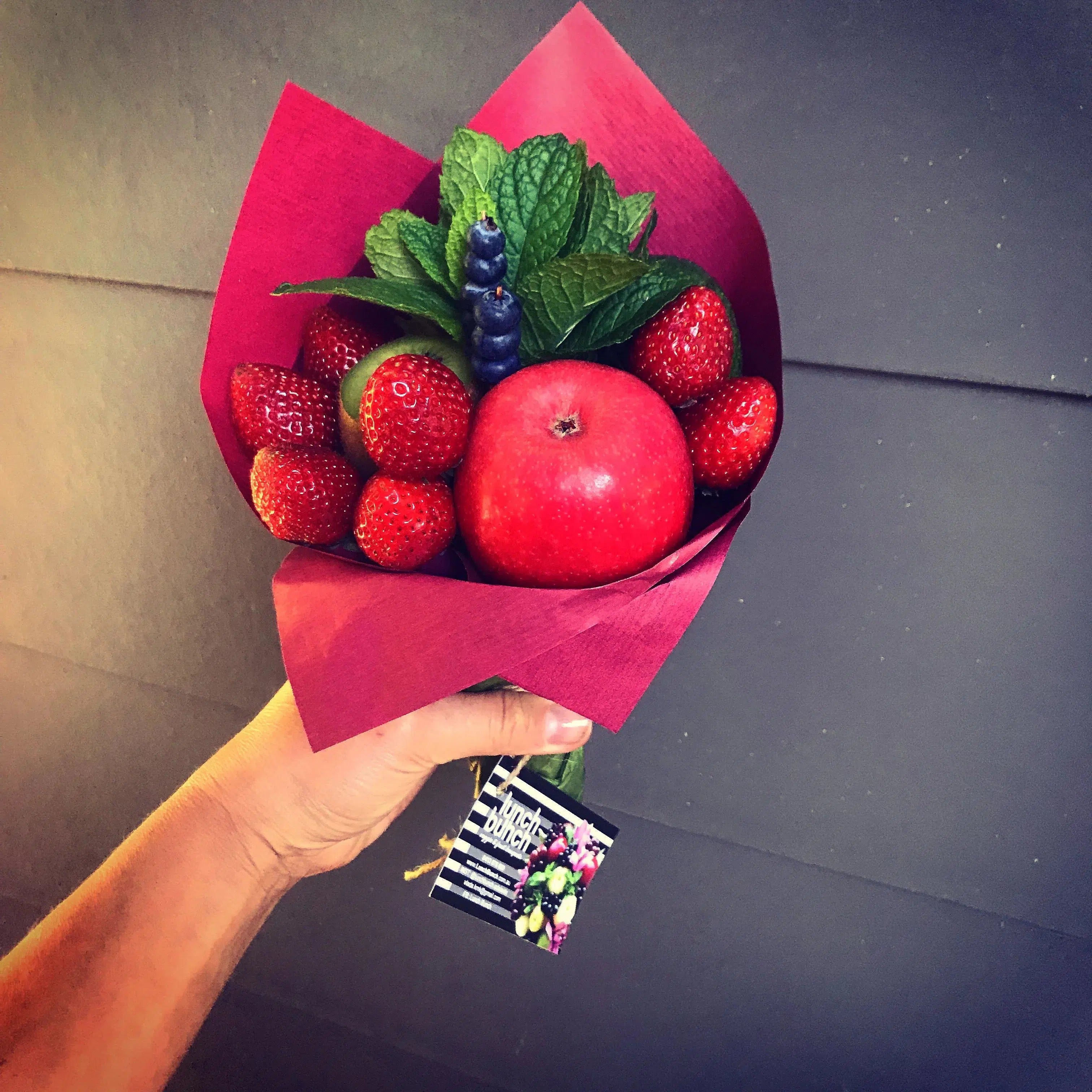 Mini Fruit & Chocolate Bouquet-Fruit Bouquets-Lunch Bunch