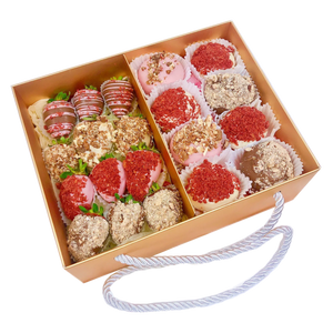 Oreo Donut & Chocolate Strawberry Gift Hamper, doughnut and strawberry treat box same day delivery 