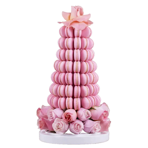 Pink Macaron Tower, Wedding dessert tower Melbourne Delivery