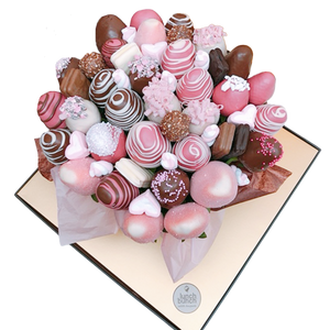 Pink Birthday Chocolate Bouquet Luxury