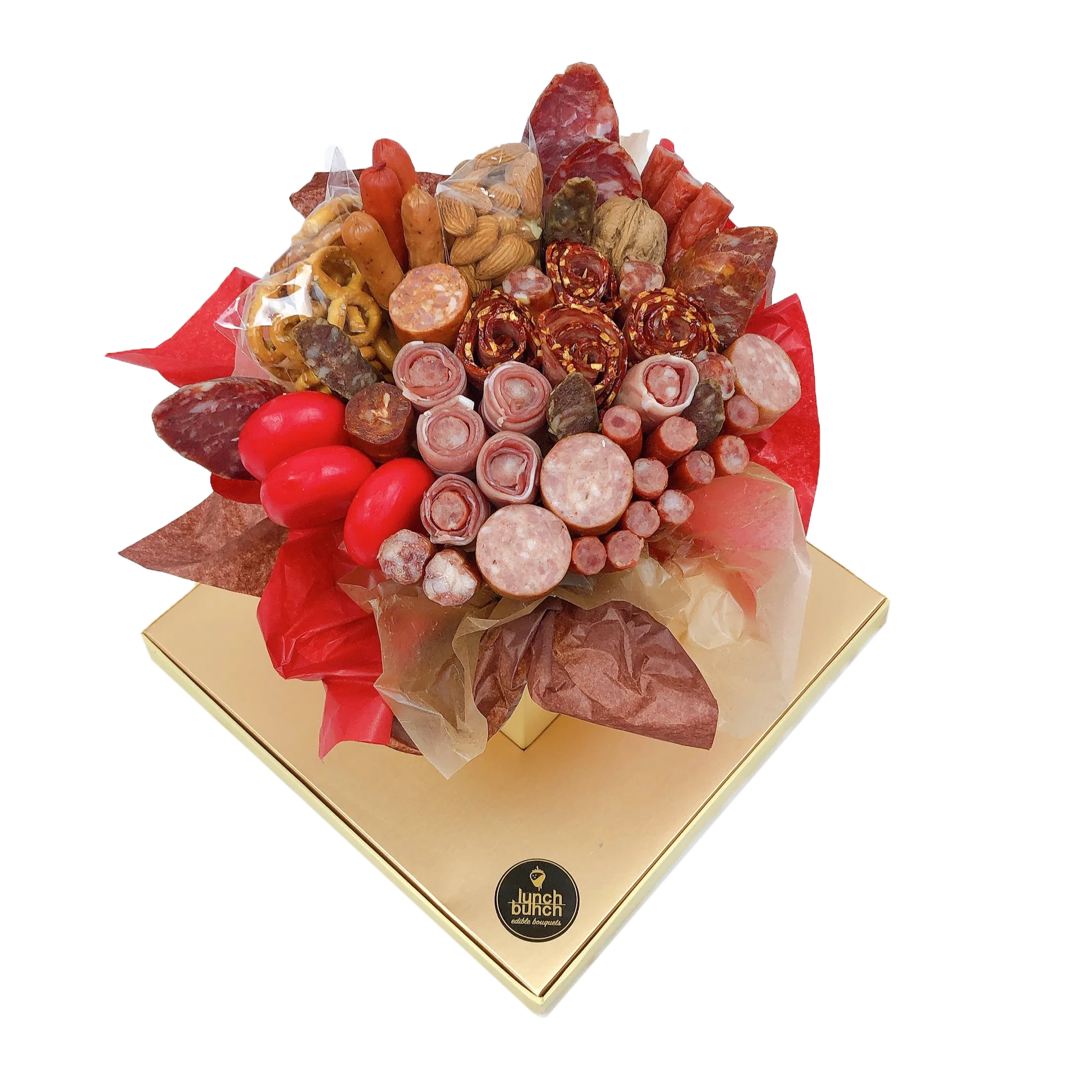 Prosciutto Roses Meat & Cheese Bouquet, gourmet gift hampers, gourmet gift basket, gourmet hampers, gourmet gift packs, savoury hampers