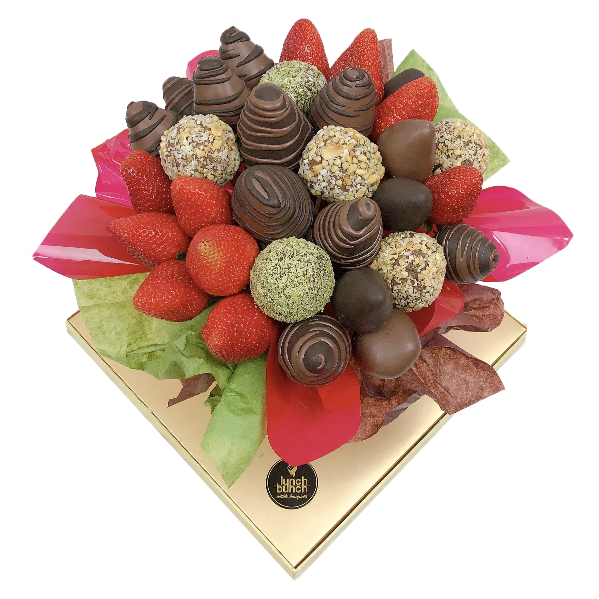 Impulse Protein Balls & Strawberries Bouquet