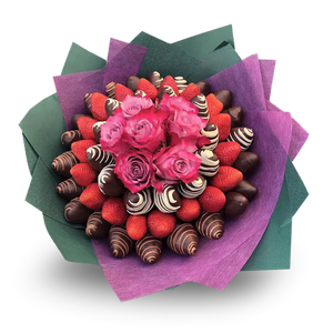 Roseberry Posie Chocolate Blooms Sweet Bouquet anniversary gift chocolate bouquet order online edible bouquet adelaide Delivery