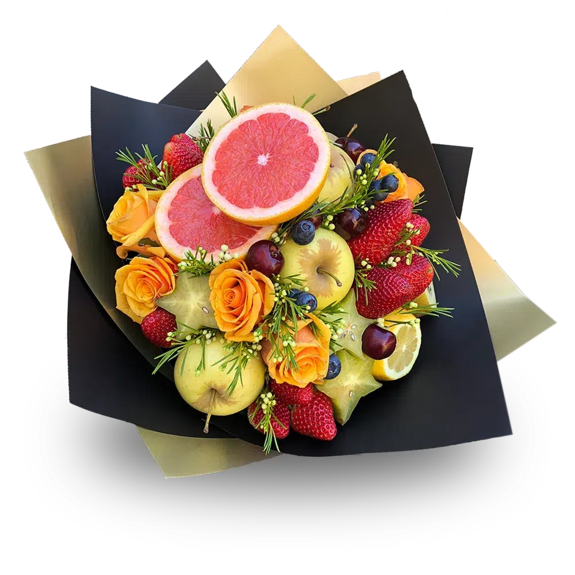 Sunrise Fruit Bouquet-Fruit Bouquets-Lunch Bunch