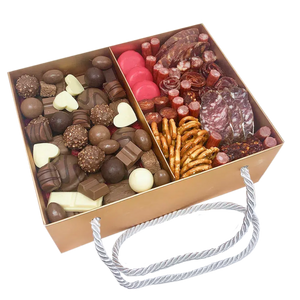 Sweet & Savoury Gift Hamper grazing box delivery Adelaide chocolate and meat treat box same-day delivery