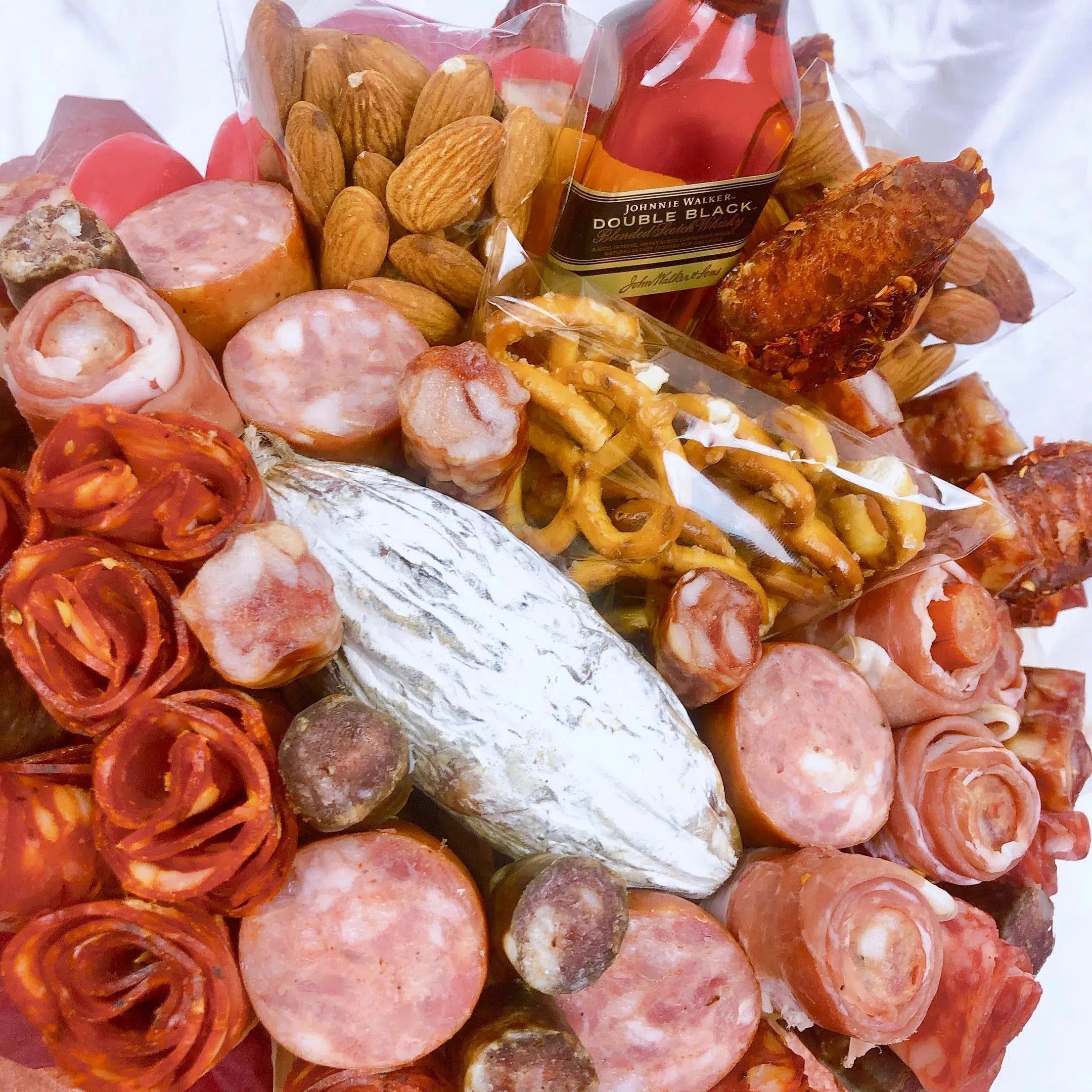 Whiskey bunch smallgoods Barossa fine foods Bouquet grazing hamper online same day delivery