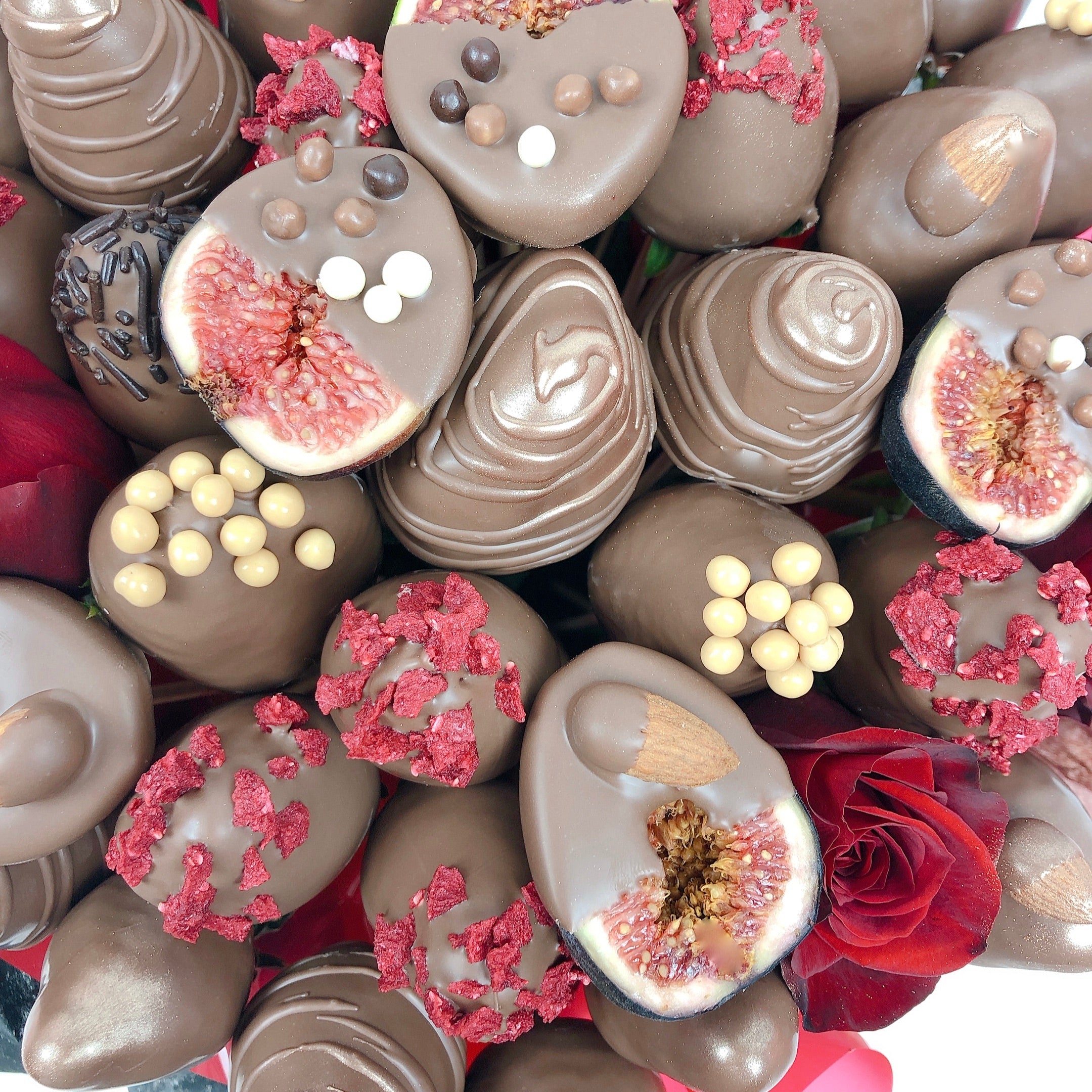 gift Delivery Adelaide milk chocolate covered strawberries delivery Adelaide gift for him chocolate bouquet for him
