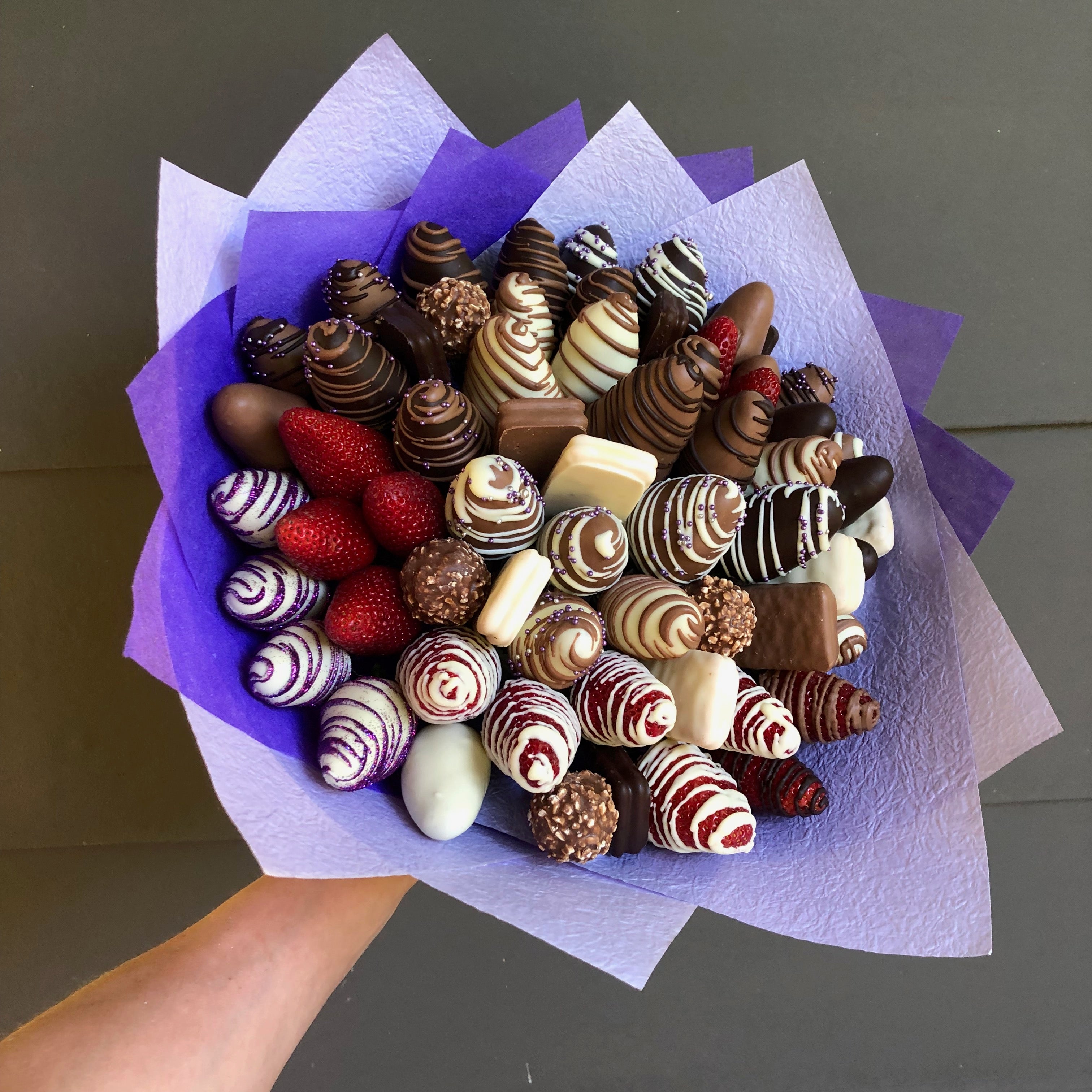 Chocolate Bouquet, Sweet Blooms Edible Gift, Adelaide delivery dessert 