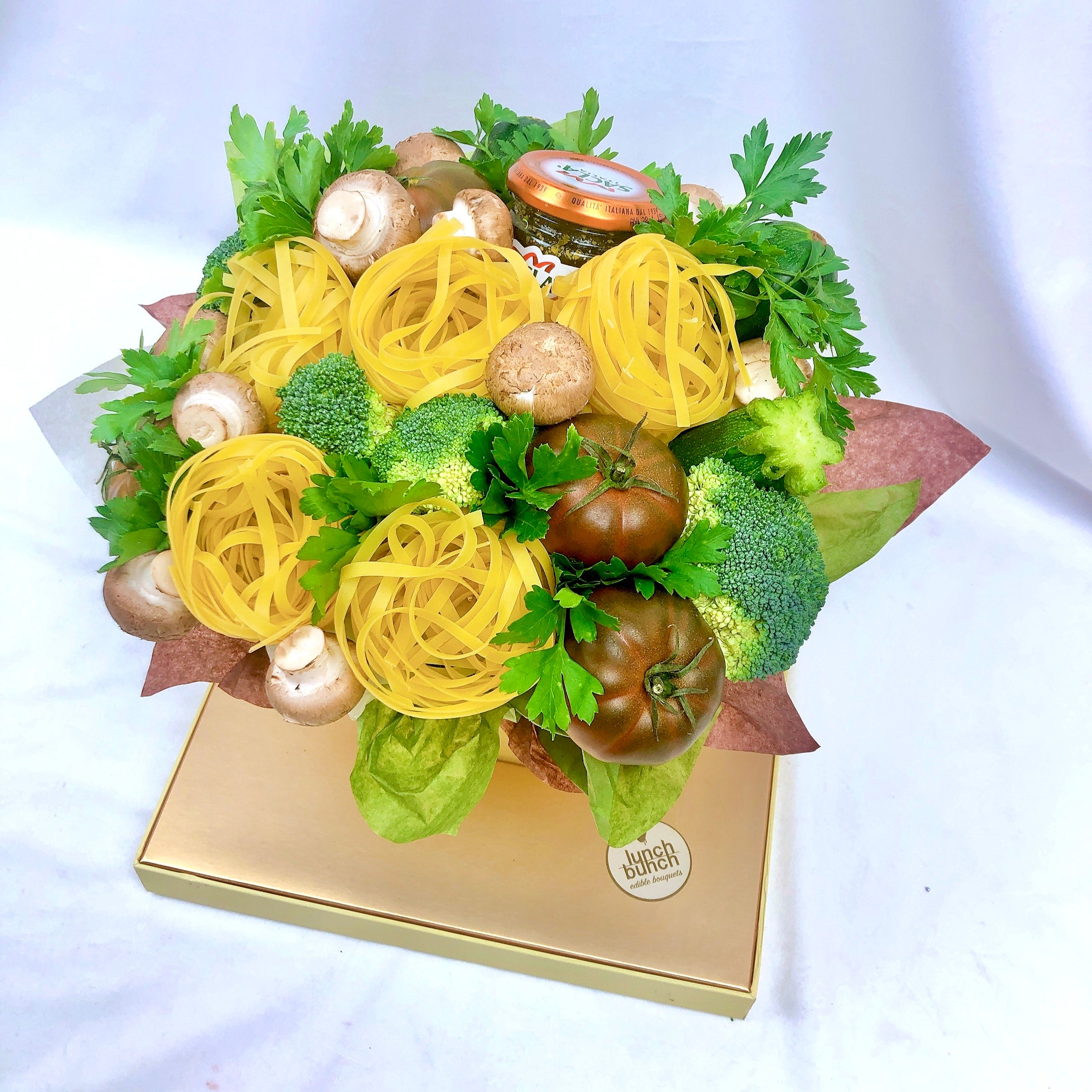 Italian Pesto Pasta Savoury Bouquet