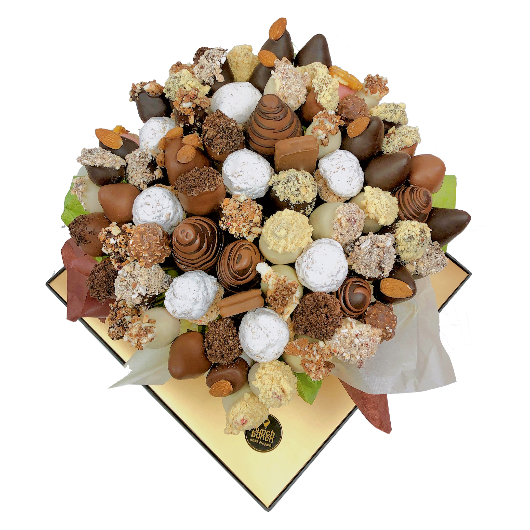 Chocolate dip strawberries covered in nuts marshmallows covered in chocolate Bouquet  order online chocolate Bouquet  edible arrangements
