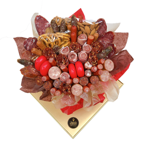 Prosciutto Roses Meat & Cheese Bouquet, savoury snack box savoury gift hamper online same day delivery
