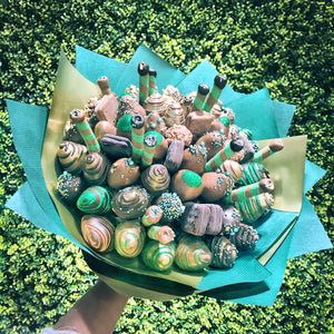 Christmas Luxury Chocolate Strawberry Bouquet Xmas Luxury Sweet Blooms edible bouquet same day delivery order online adelaide  next day delivery
